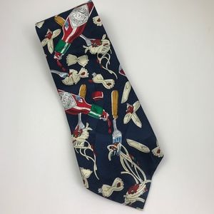 TABASCO Hot Sauce Men's 100% Silk Tie NWT
